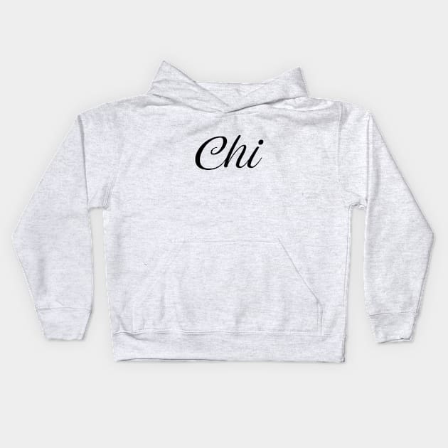 Name Chi Kids Hoodie by gulden